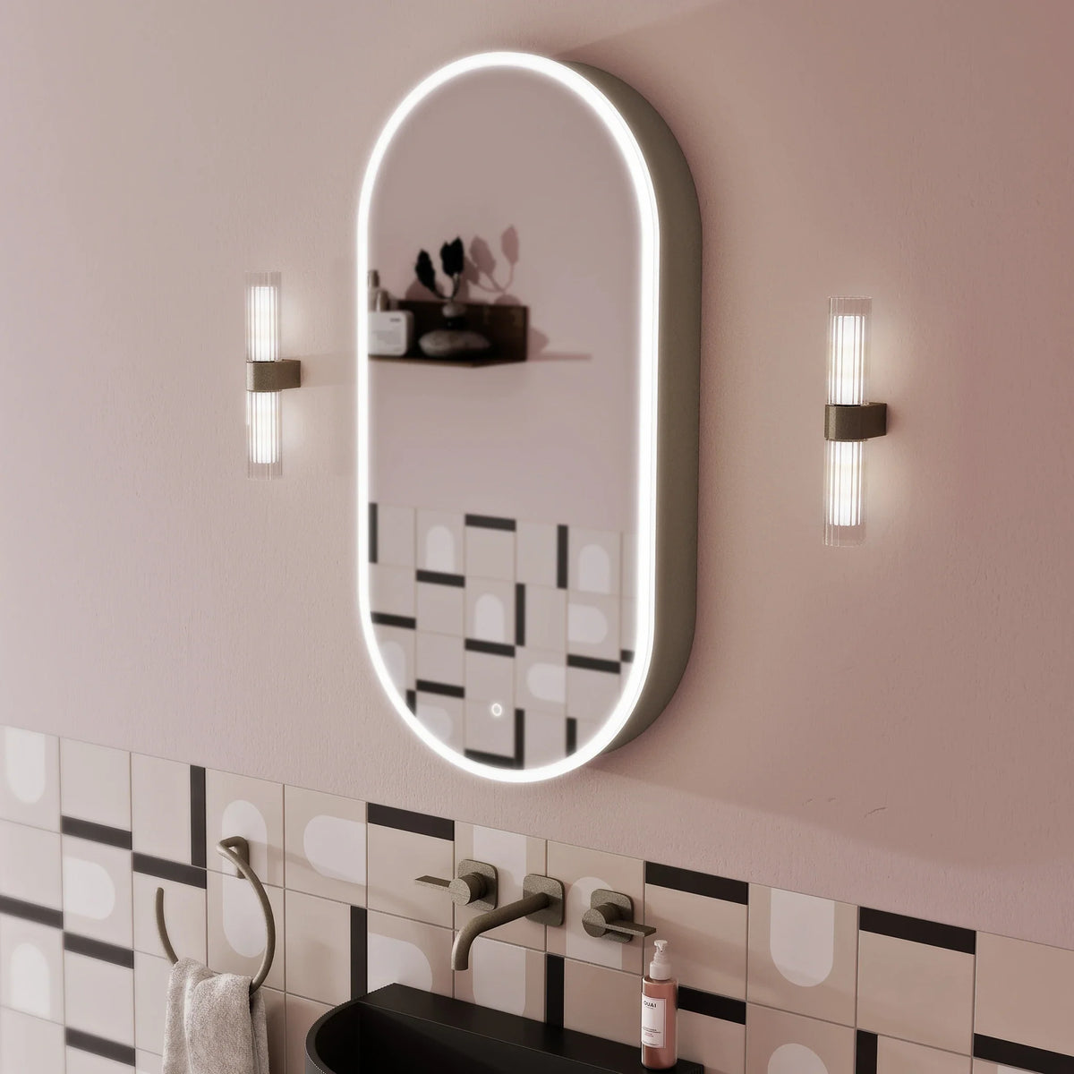 Sensio Aurelia Pill LED Mirror Cabinet