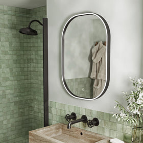 Sensio Aura Soft Rectangle LED Bathroom Mirror - 500mm x 700mm