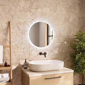 Sensio Mistral Round LED Bathroom Mirror - ø600mm