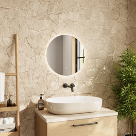 Sensio Mistral Round LED Bathroom Mirror - ø600mm