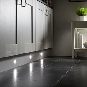 Sensio Halo TrioTone LED Plinth Light, Recessed - Stainless Steel