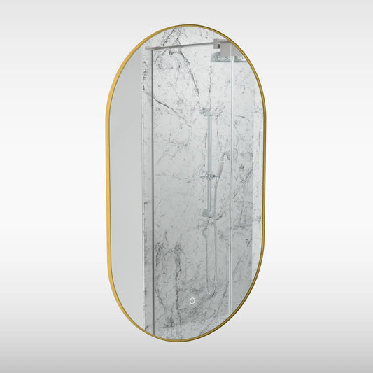 Sensio Nebula Pill LED Bathroom Mirror - 600mm x 1000mm
