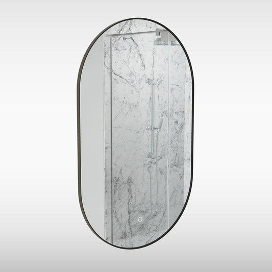 Sensio Nebula Pill LED Bathroom Mirror - 500mm x 800mm