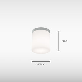 Sensio Mabelle Round Bathroom Ceiling Light