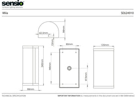 Sensio Mila Bathroom Wall Light