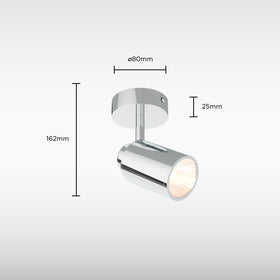 Sensio Lukso 1 Bathroom Ceiling Light