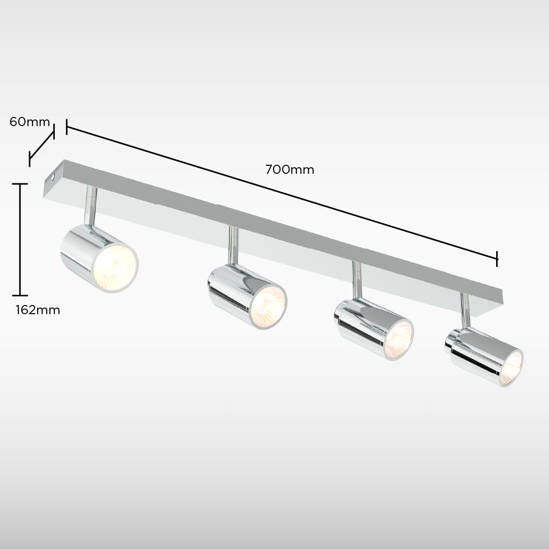 Sensio Tandy 4 Bathroom Ceiling Light