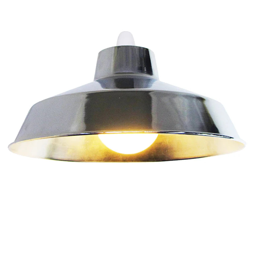 Classic Metal Pluto Lampshade Pendant Shade 35cm Metallic Finish