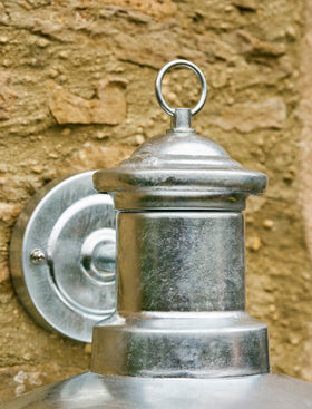 St Ives Ships Light - Galvanised Steel, Silver