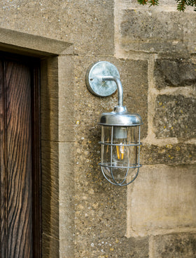 St Ives Harbour Light - Galvanised Steel, Silver