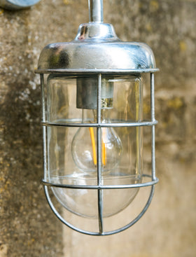St Ives Harbour Light - Galvanised Steel, Silver