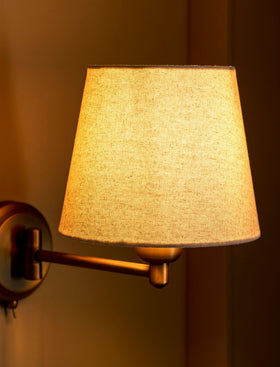 Peartree Wall Light - Steel, Antique Bronze