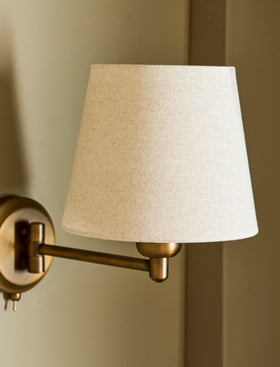 Peartree Wall Light - Steel, Antique Bronze