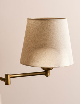 Peartree Wall Light With Extendable Arm - Steel, Antique Bronze