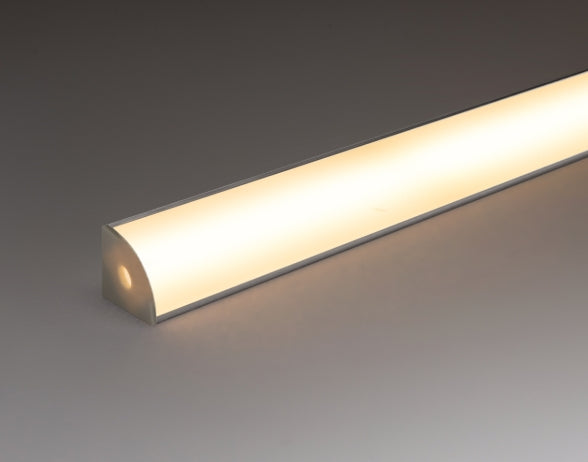 Corner LED Profile - Standard PRO7 Silver 16 x 16mm
