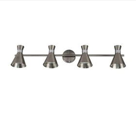 Pixar 4 Light Spotlight Bar Satin Chrome