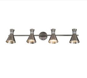 Pixar 4 Light Spotlight Bar Satin Chrome