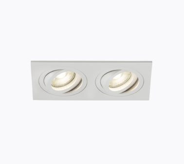 Ambar Twin Tilt Square Downlight GU10