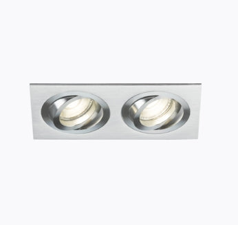 Ambar Twin Tilt Square Downlight GU10