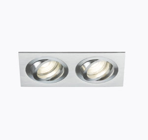 Ambar Twin Tilt Square Downlight GU10