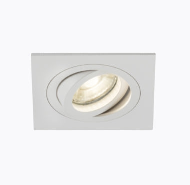 Ambar Single Tilt Square Downlight GU10