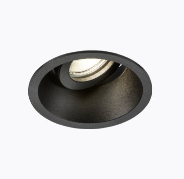 Dipa Single Tilt Round Anti-Glare Downlight White GU10