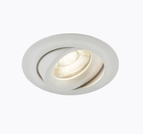 Odina Single Tilt Round Downlight GU10
