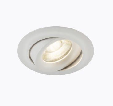 Odina Single Tilt Round Downlight GU10