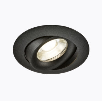 Odina Single Tilt Round Downlight GU10