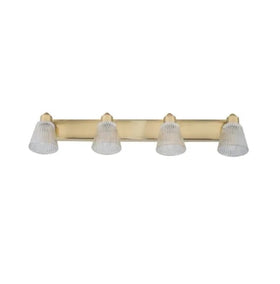 Gatsby 4 Light Bathroom Ceiling Light Satin Brass