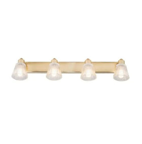 Gatsby 4 Light Bathroom Ceiling Light Satin Brass