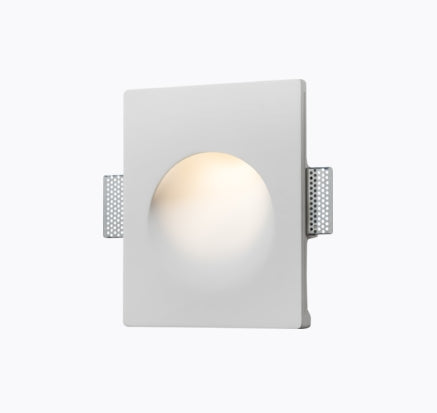 Recessed Round Plaster Wall Light