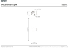 Sensio Shardis Double Wall Light