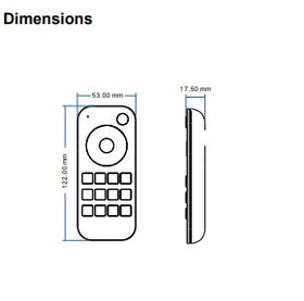 4 Zone RF Remote Halo RGBW