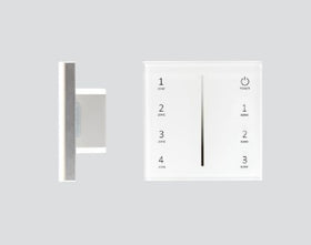 4 Zone White Wall Touch Dimmer