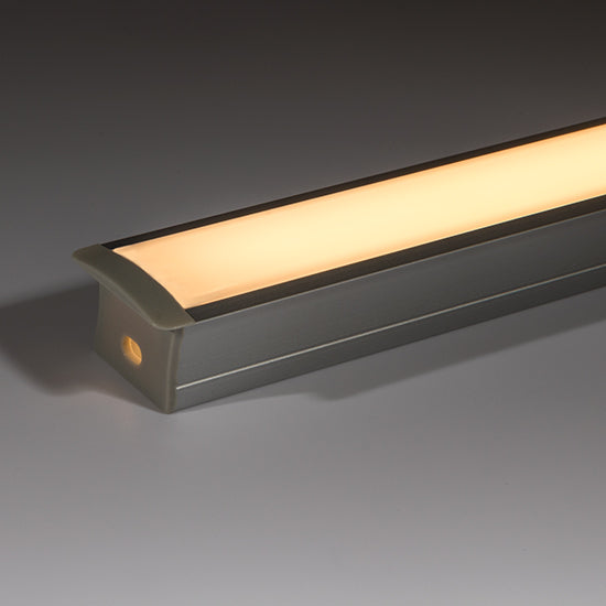 Recessed LED Profile - Deep PRO3R Silver 30 x 20mm