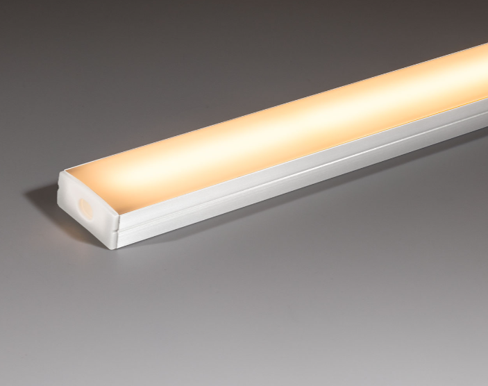 Surface LED Profile - Slim / Wide PRO5 White 23 x 10mm