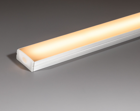 Surface LED Profile - Slim / Wide PRO5 White 23 x 10mm