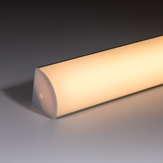 Corner LED Profile - Large PRO8 Silver 30 x 30mm