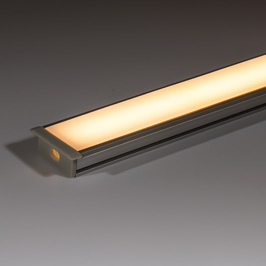 Walk Over LED Profile - PRO9R Silver 22 x 26mm