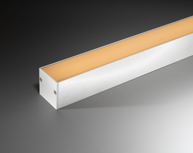 Surface LED Profile - Double Deep / Wide PRO35 white 35 x 35mm