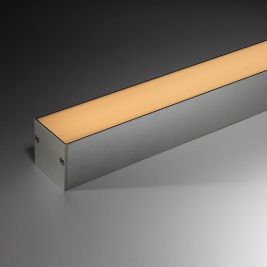 Surface LED Profile - Double Deep / Wide PRO35 Silver 35 x 35mm