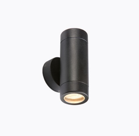 Aluminium Black Powder-coated Up/Down Wall Light