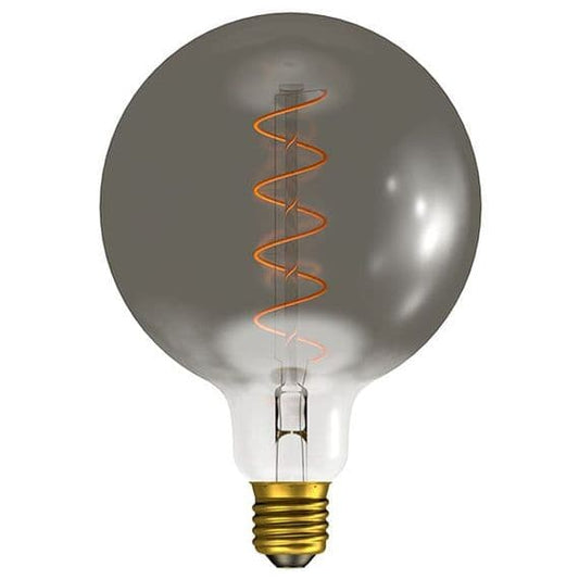 LED Soft Coil Vintage 125mm Globe E27 Gunmetal 4W 1800K