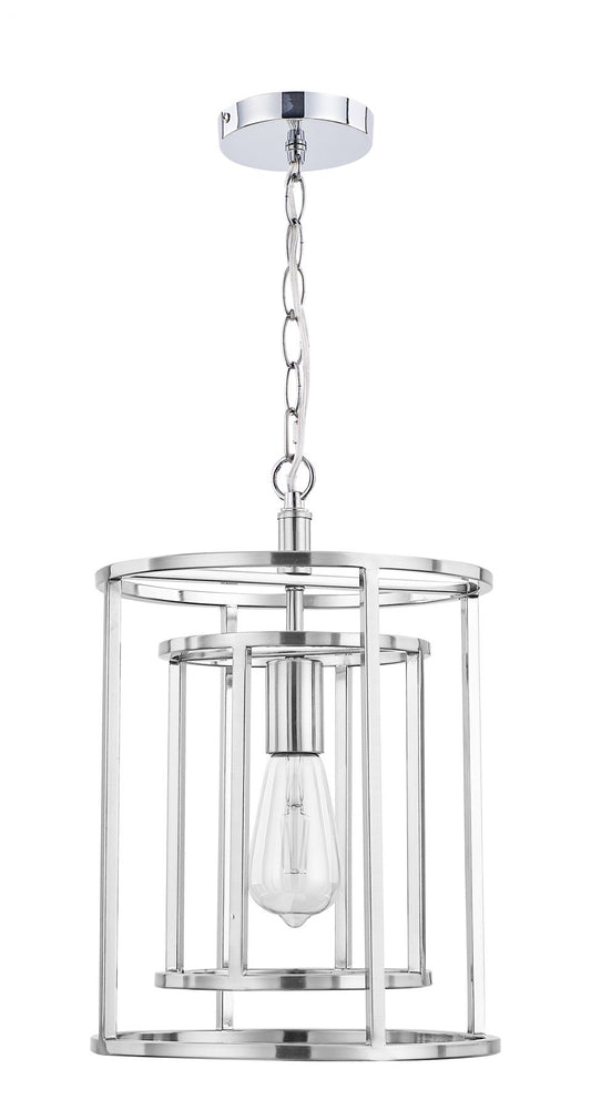 Chester 1 Light Pendant Satin Chrome
