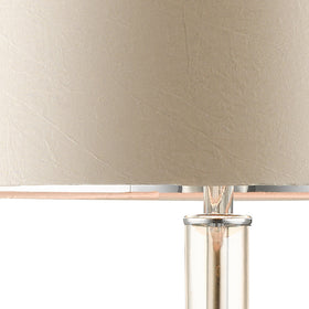 Dior Amber Glass Table Lamp c/w Shade