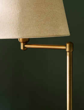 Peartree Floor Lamp - Steel, Antique Bronze