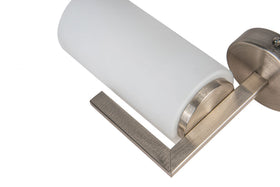 Empire 1 Light Satin Chrome Wall Light