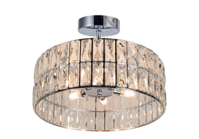 Haley 6 Light Polished Chrome Bathroom Crystal