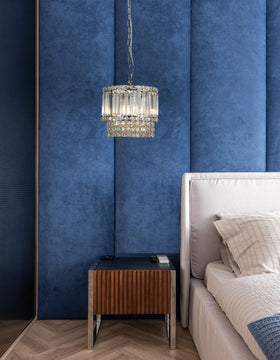 ISLA 3 Light Polished Chrome with Crystal